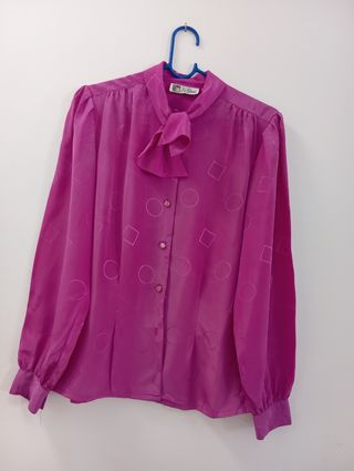 Blusa vintage La Blouse rosa