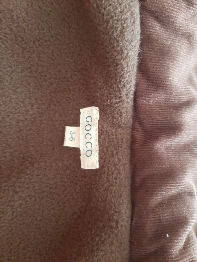 Chaqueta acolchada marrón niño Gocco 5-6