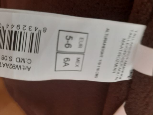 Chaqueta acolchada marrón niño Gocco 5-6