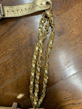 Marsupio vintage oro