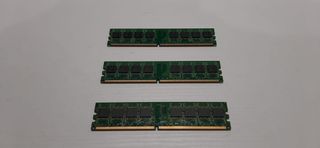 3 RAM Hynix 1GB DDR2 PC2-5300U