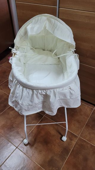 Capazo mimbre bebé - Cuna moisés