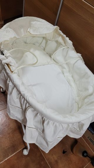 Capazo mimbre bebé - Cuna moisés