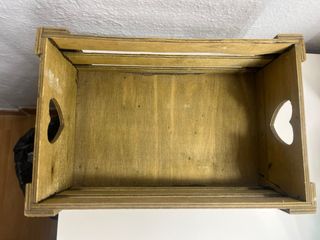 Caja madera vintage - Decoración