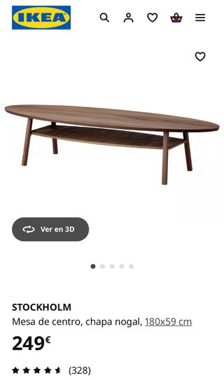 Mesa centro IKEA STOCKHOLM - Madera