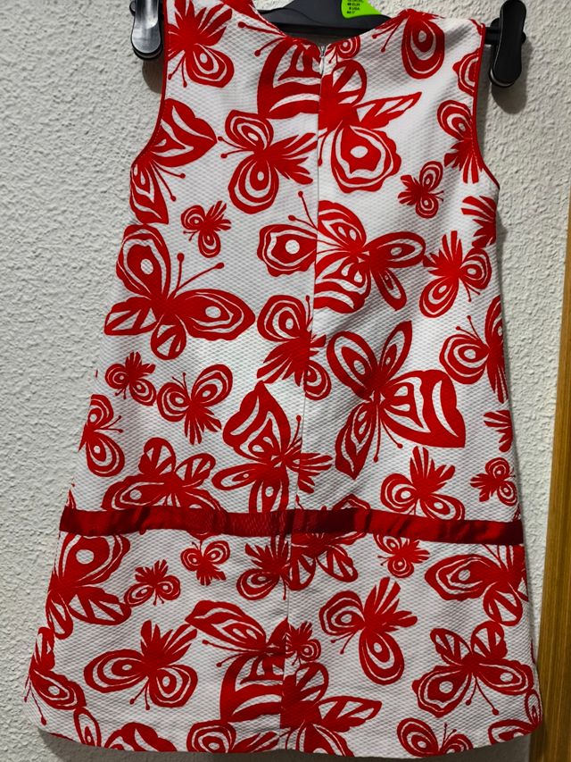 Vestido niña verano rojo