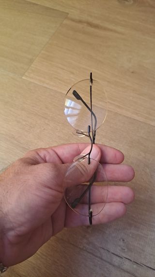 Gafas CK redondas negras