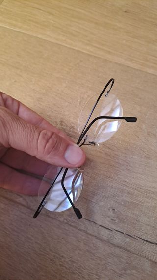 Gafas CK redondas negras