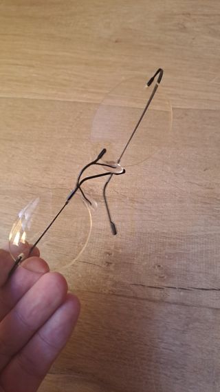 Gafas CK redondas negras