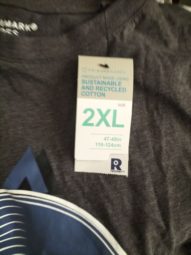 Camiseta Primark Hombre XXL Gris - Soul Classics