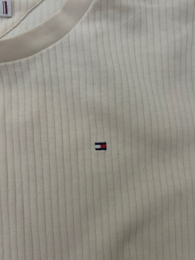 Camiseta Tommy Hilfiger blanca talla S