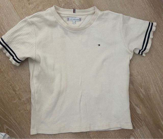 Camiseta Tommy Hilfiger blanca talla S