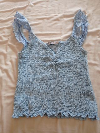 Top tirante azul claro - veraniego