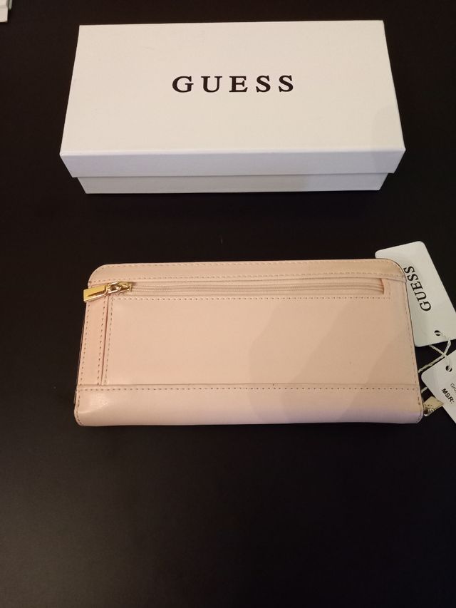 Portafoglio Guess rosa antico