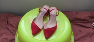MARYPAZ - Zapatos rojos tacón 38