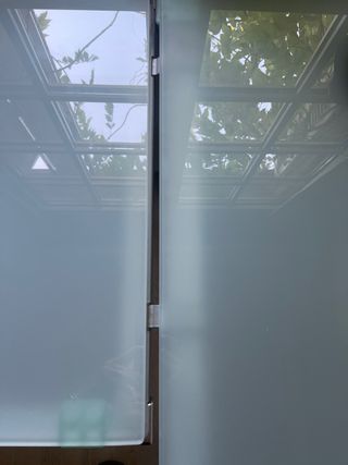 Mesa escritorio cristal moderna