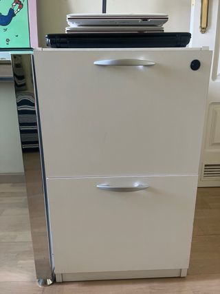 Mesa escritorio cristal moderna