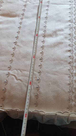 Colcha vintage beige