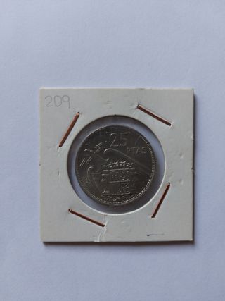 Moneda 25 Ptas España 1957 *74* SC
