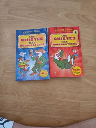 2 libros de chistes de Jerónimo Stilton