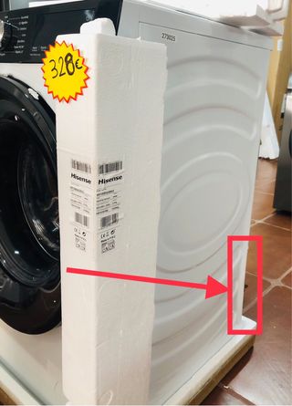 Lavadora Hisense 9kg nueva con tara en FrigoMark