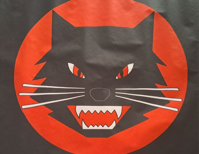 Póster Los Suaves: Gato Rojo