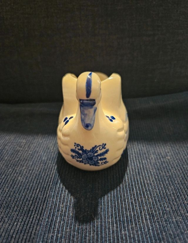 Cigno in ceramica blu Holland