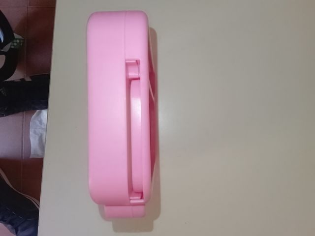 Mesa de exploración infantil rosa