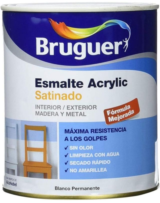 Esmalte Bruguer Naranja Satinado 750 ML.