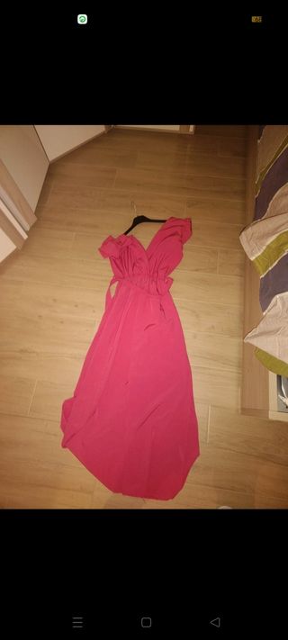 Vestito lungo rosa 