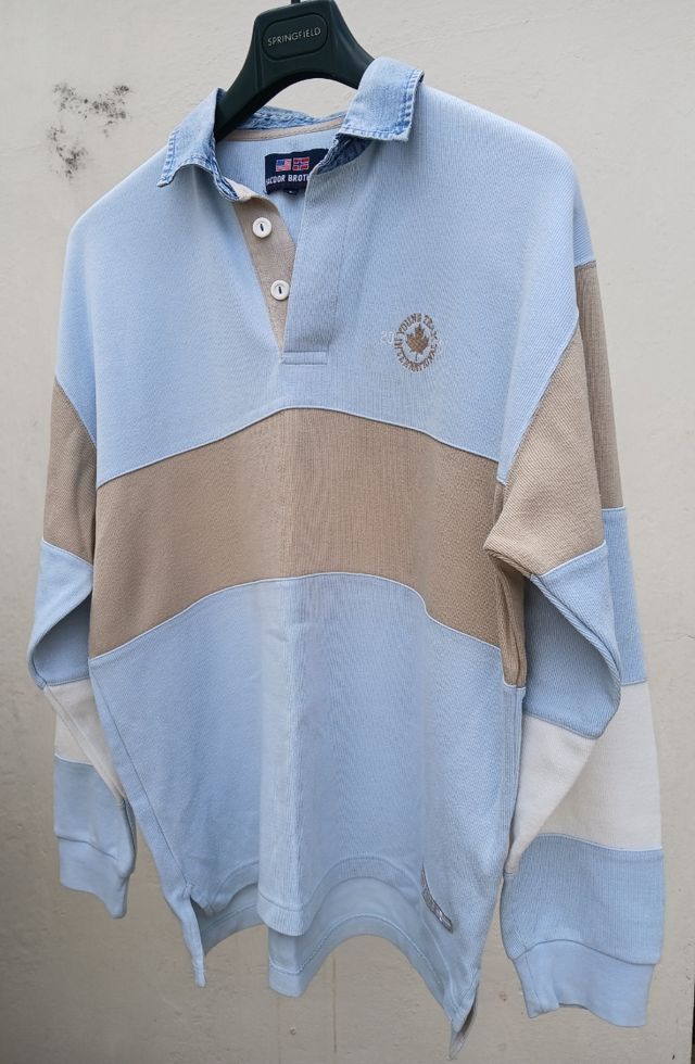 Camisola Sacoor - Azul e Bege