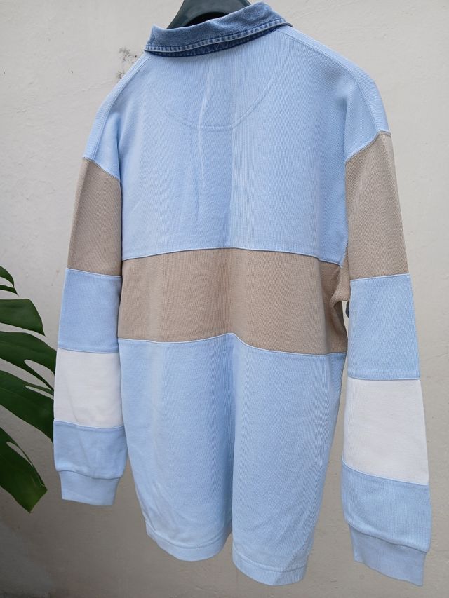 Camisola Sacoor - Azul e Bege