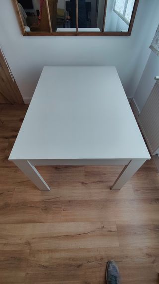 Mesa blanca comedor - extensible