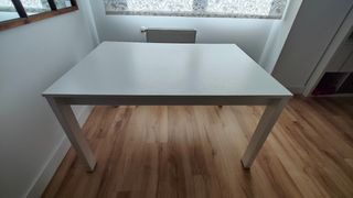 Mesa blanca comedor - extensible