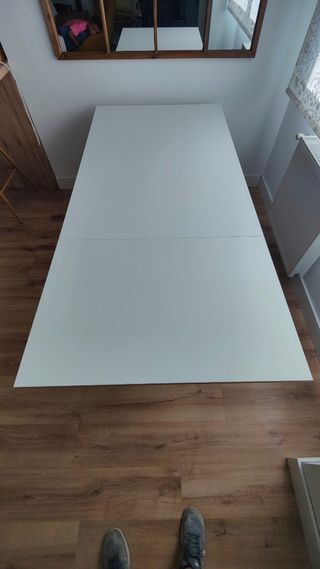 Mesa blanca comedor - extensible