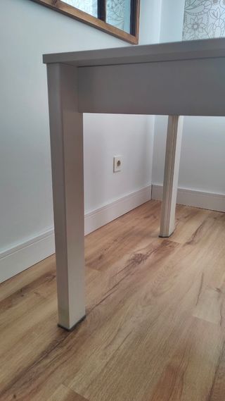 Mesa blanca comedor - extensible