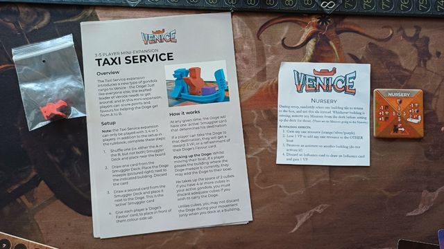 Venice (juego de mesa) con todas las expansiones