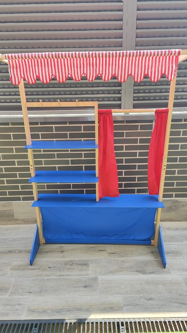 Mercado infantil madera.