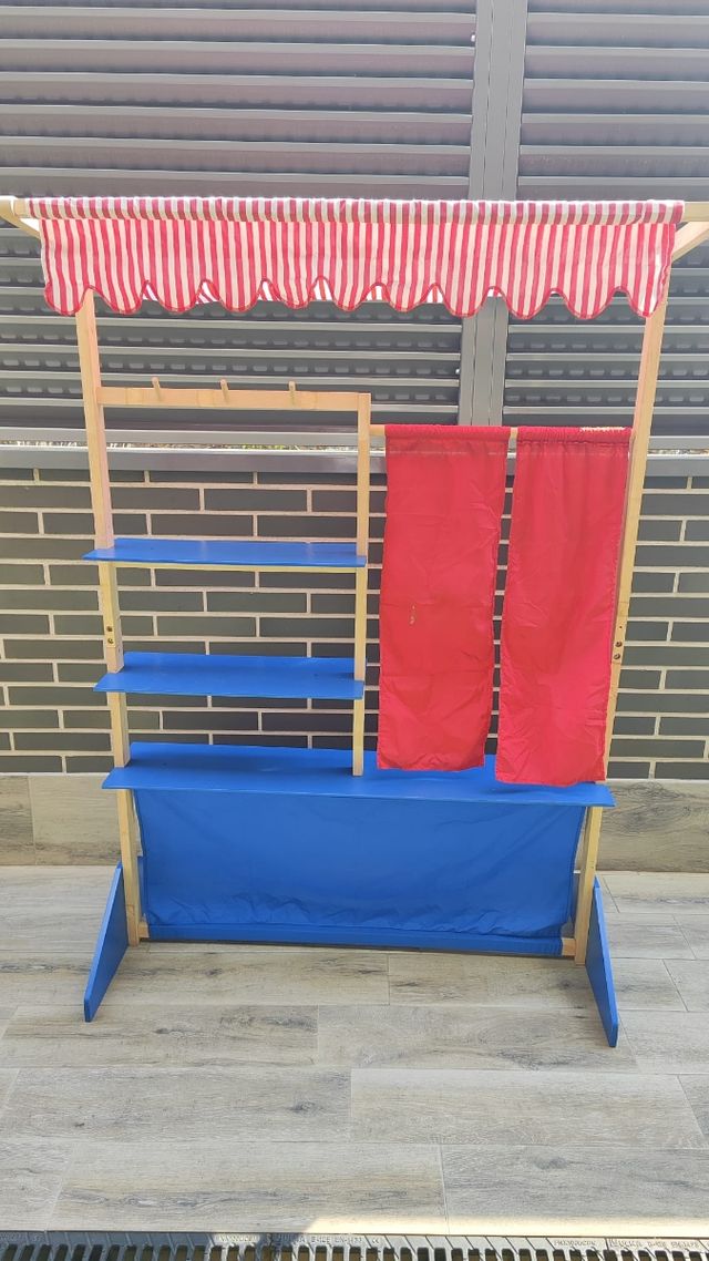 Mercado infantil madera.