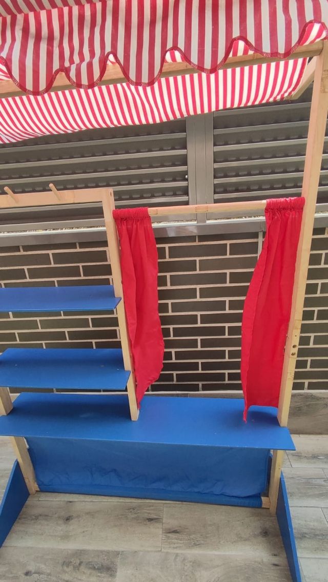 Mercado infantil madera.
