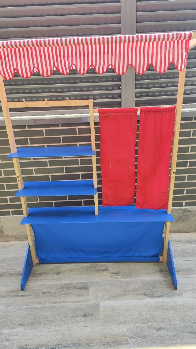 Mercado infantil madera.