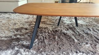 Mesa centro madera - patas negras