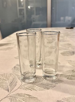 310Vasos chupito cristal