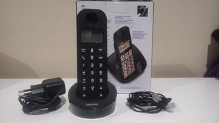 Teléfono Inalámbrico Philips Negro