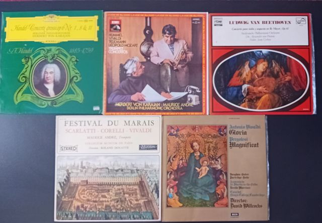 5 LPs Música Clásica