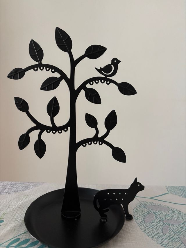 Joyero árbol - Soporte joyas negro