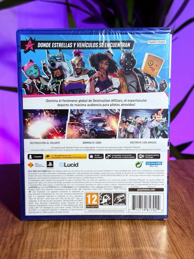 Precintado Destruction AllStars - PS5