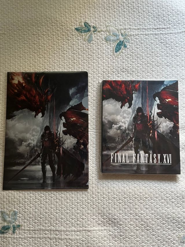 Final Fantasy XVI: cartella e cartoline