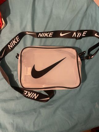 Bolso bandolera Nike transparente