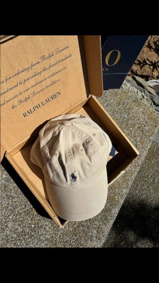 Gorra Ralph Lauren beige